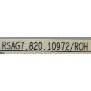 FUENTE DE PODER PARA TV TOSHIBA / NUMERO DE PARTE 300538 / RSAG7.820.10972/ROH / CQC13134095636 / 10972-B / PANEL HD650Y3U73-TAL5KT\S0\GM\ROH / DISPLAY HV650QUB-E9D / MODELO 65M550KU 65M550U